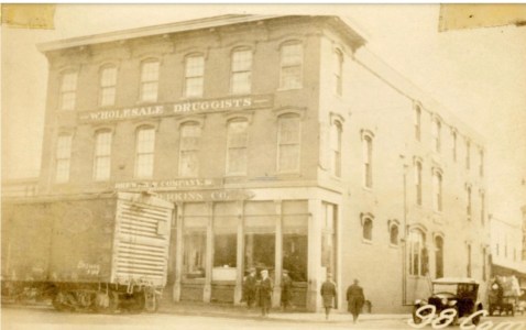 a vintage photo of an old building