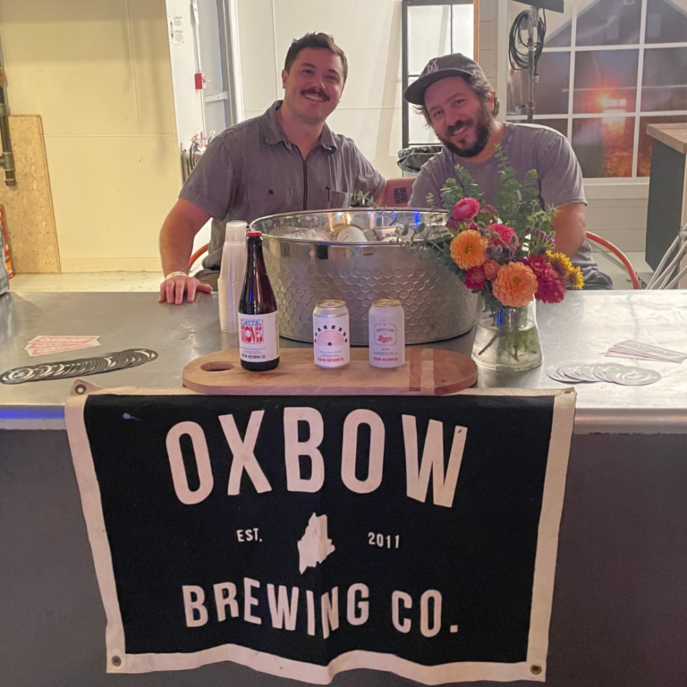 Portland’s Oxbow Brewing Taproom representing at the 2023 Maine OysterFest.